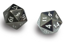 Ultra Pro Heavy Metal D20 2-pc Gunmetal