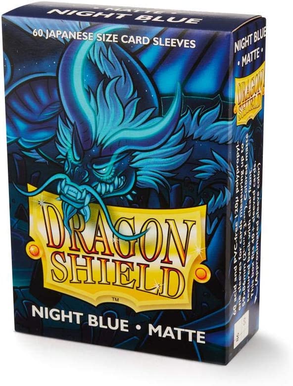 Dragon Shield Japanese Size Sleeves Night Blue Matte 60CT