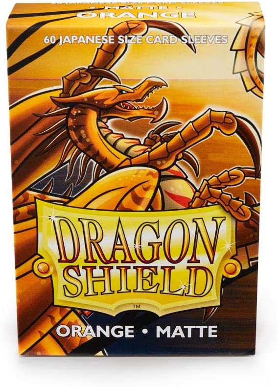 Dragon Shield Japanese Size Sleeves Orange Matte 60CT