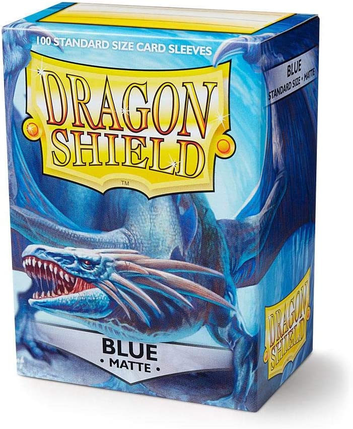 Dragon Shield Standard Size Sleeves Blue Matte 100CT
