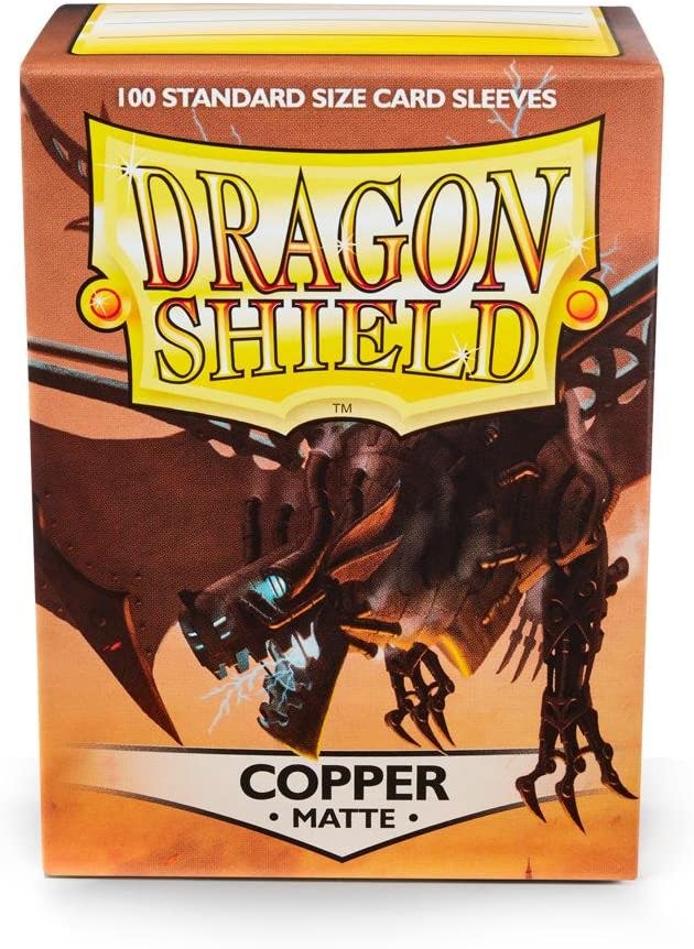 Dragon Shield Standard Size Sleeves Copper Matte 100CT