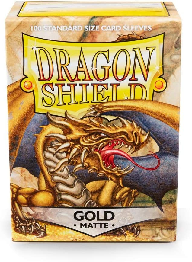 Dragon Shield Standard Size Sleeves Gold Matte 100CT