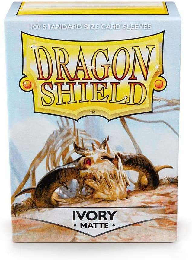 Dragon Shield Standard Size Sleeves Ivory Matte 100CT