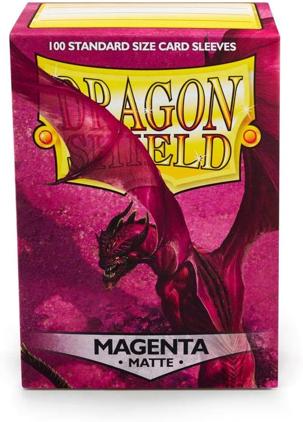 Dragon Shield Standard Size Sleeves Magenta Matte 100CT