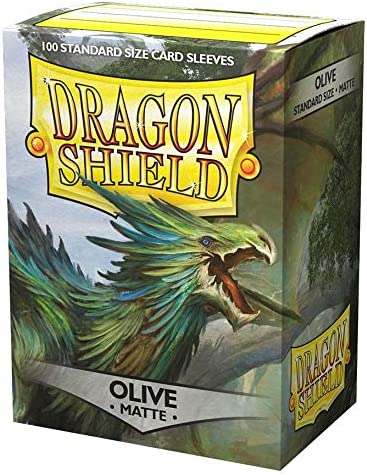 Dragon Shield Standard Size Sleeves Olive Matte 100CT