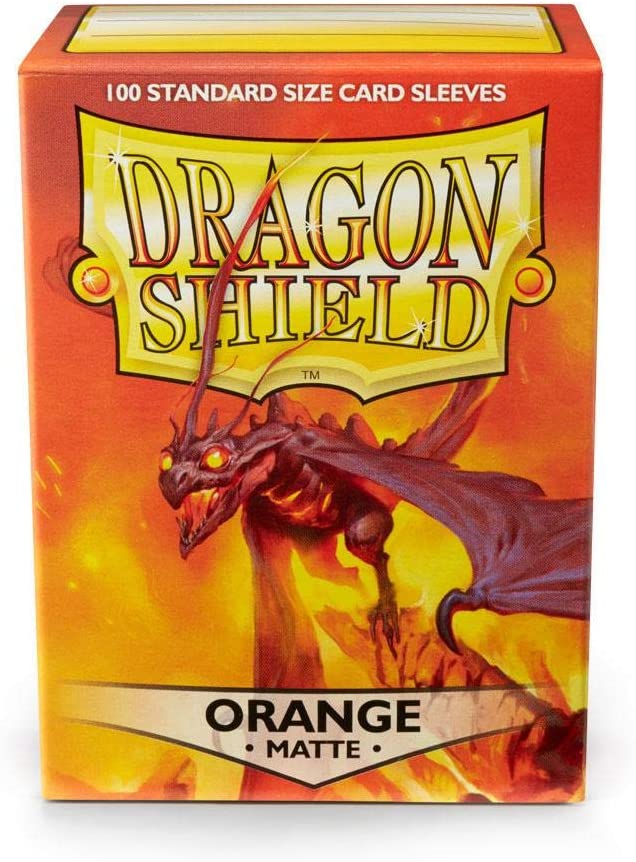 Dragon Shield Standard Size Sleeves Orange Matte 100CT
