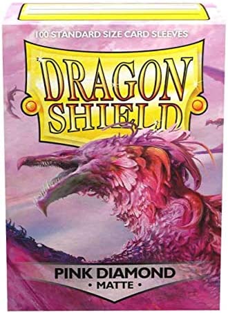 Dragon Shield Standard Size Sleeves Pink Diamond Matte 100CT