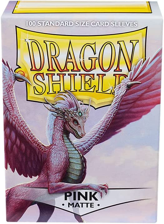 Dragon Shield Standard Size Sleeves Pink Matte 100CT