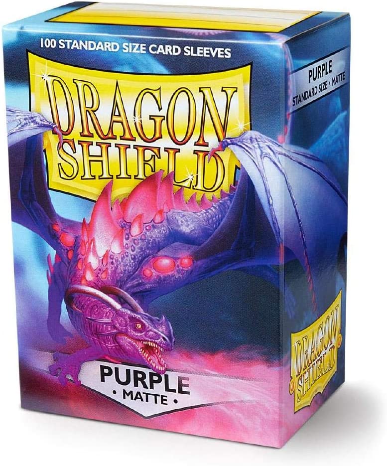 Dragon Shield Standard Size Sleeves Purple Matte 100CT