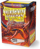 Dragon Shield Standard Size Sleeves Red  Matte 100CT