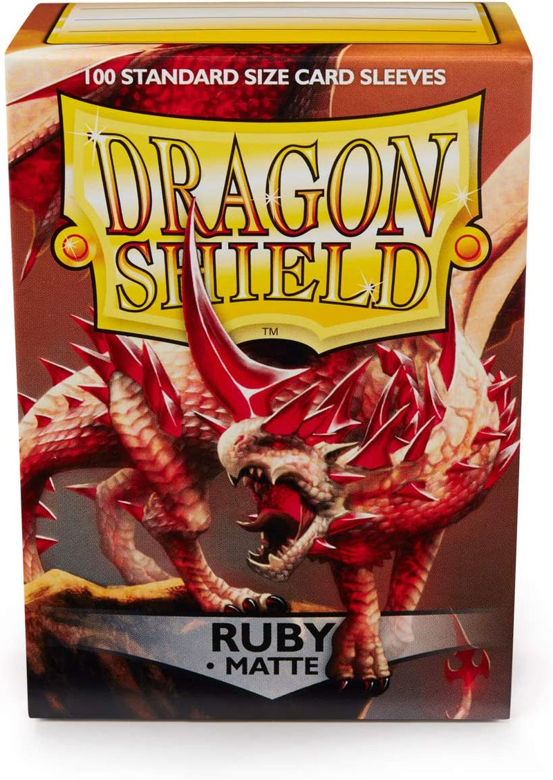 Dragon Shield Standard Size Sleeves Ruby Matte 100CT