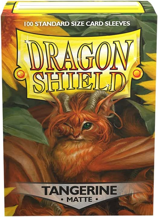 Dragon Shield Standard Size Sleeves Tagerine Matte 100CT