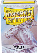 Dragon Shield Standard Size Sleeves White Matte 100CT